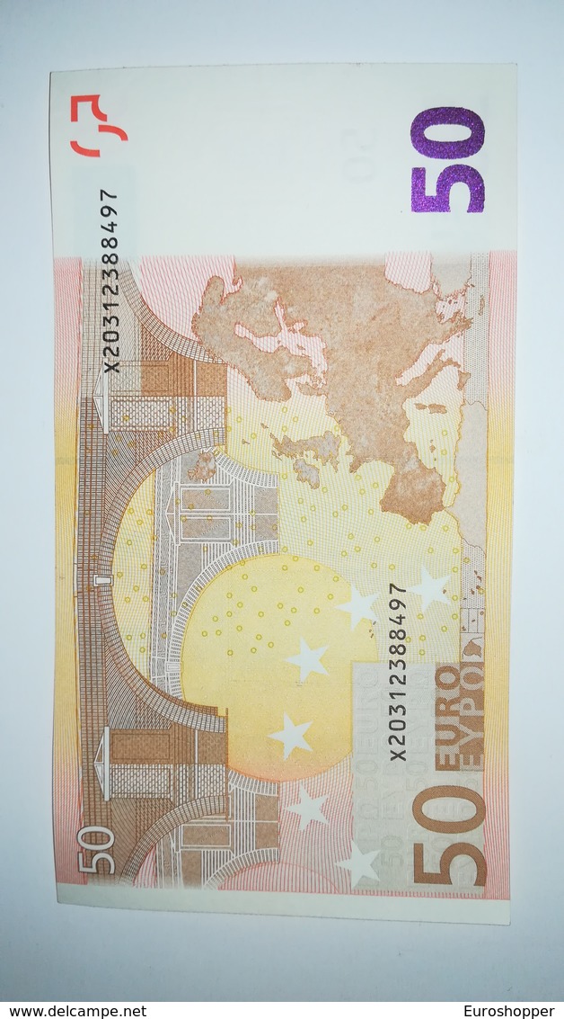 EURO- GERMANY 50 EURO (X) P010 Sign DUISENBERG Reduced Price. - 50 Euro