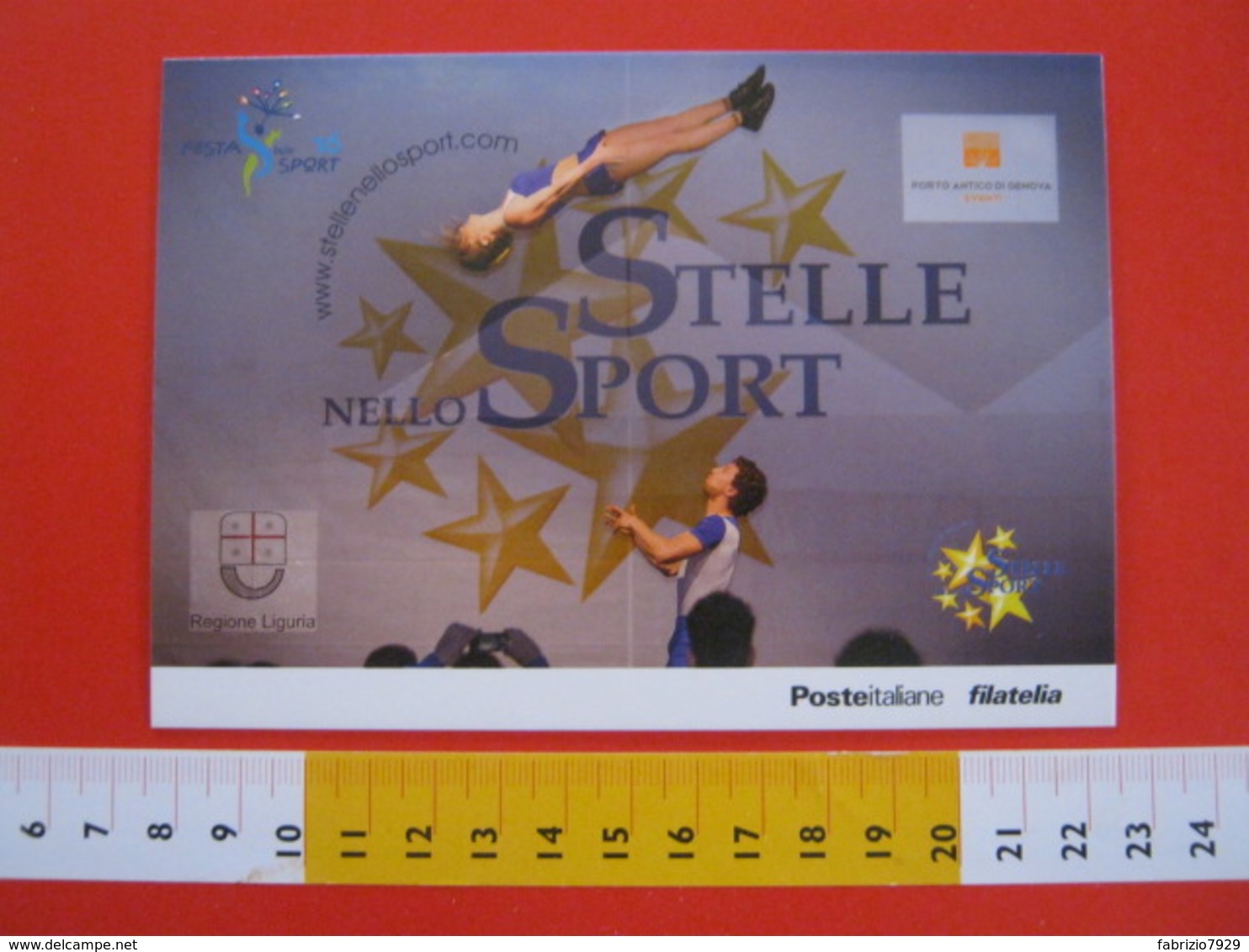 A.07 ITALIA ANNULLO - 2016 GENOVA FESTA DELLO SPORT STELLE STAR 22/5 - Altri & Non Classificati