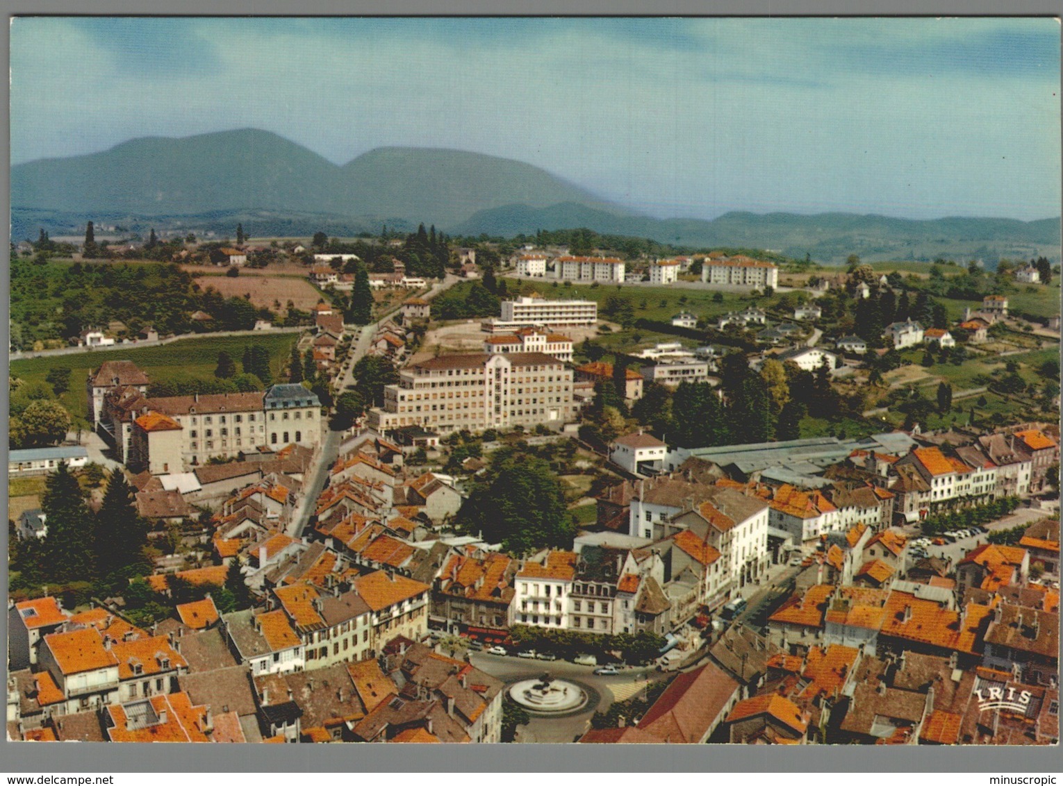 CPM 01 - Belley - Vue Générale Aérienne - Place Des Terreaux - Panorama Sur L'Hôpital Et La Maison De Retraite - Belley