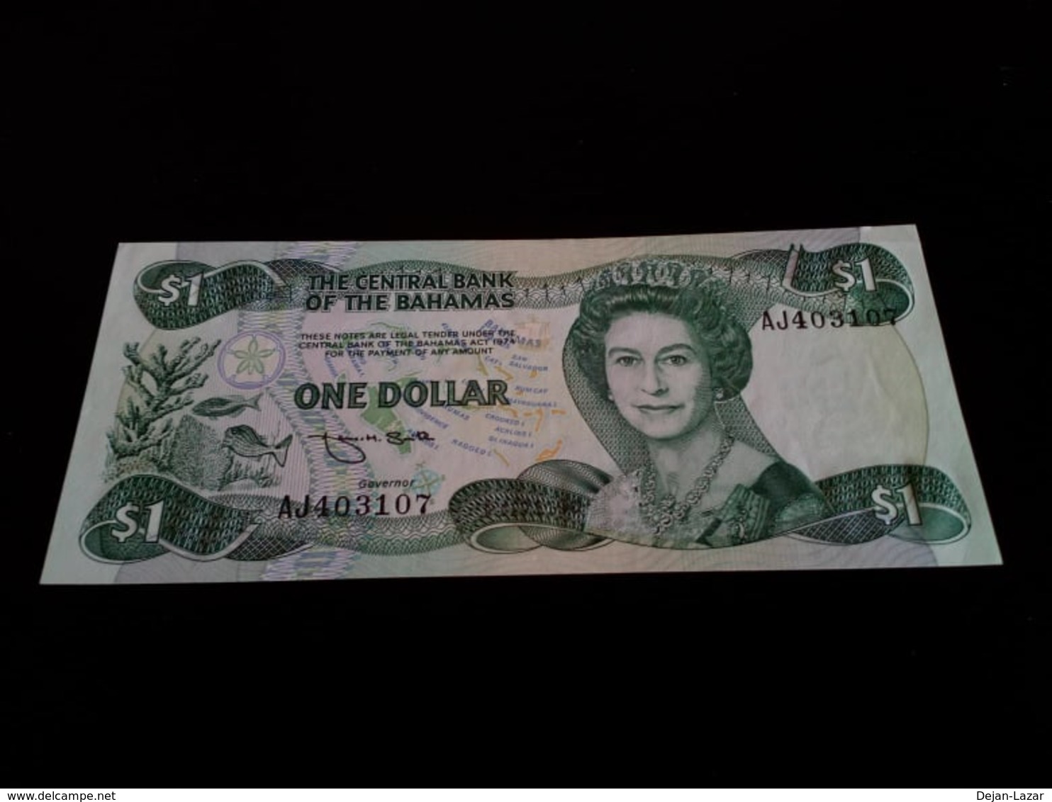 Bahamas 1 Dollar 1974 UNC - Bahamas