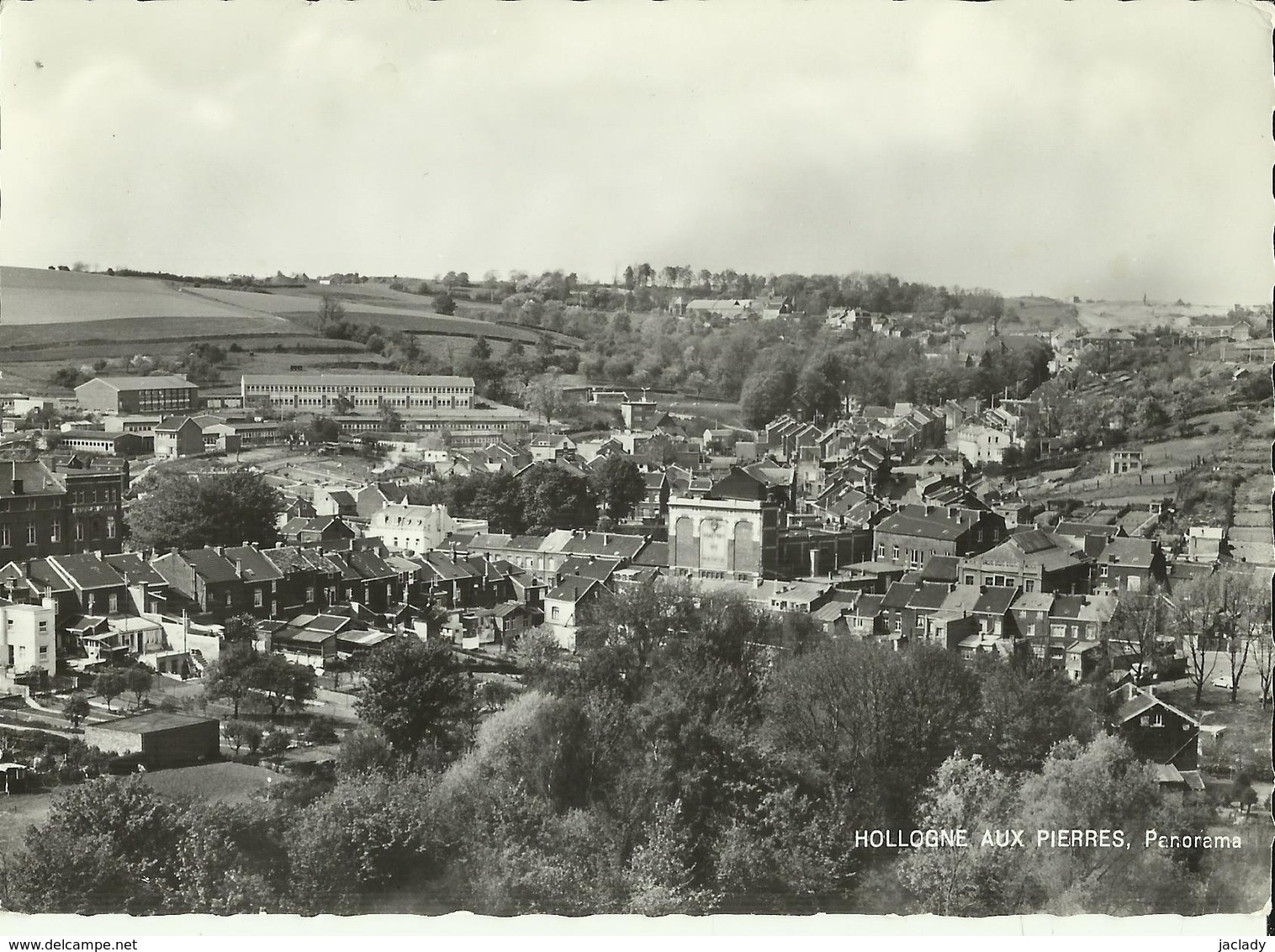 Hollogne Aux Pierres -- Panorama.   (2 Scans) - Grâce-Hollogne