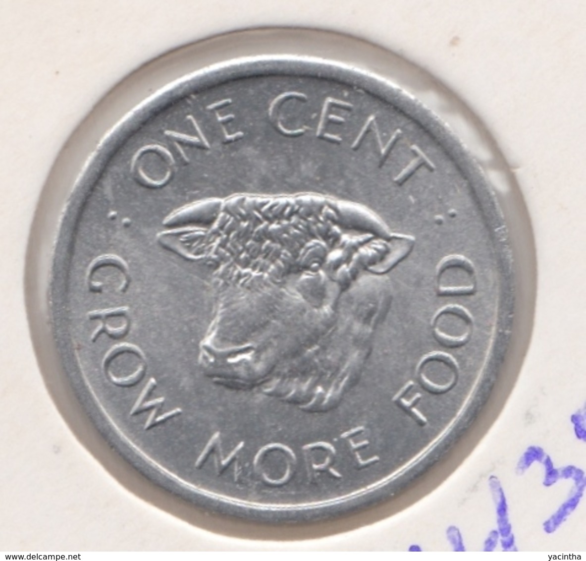 @Y@    Seychellen  5  Cents  1972  FAO    Unc    (1435) - Seychelles