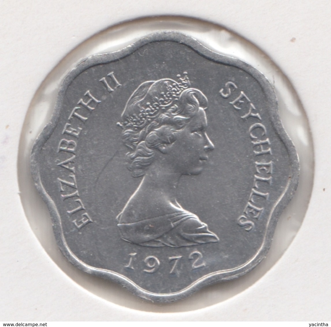 @Y@    Seychellen  5  Cents  1972     Unc    (1436) - Seychelles