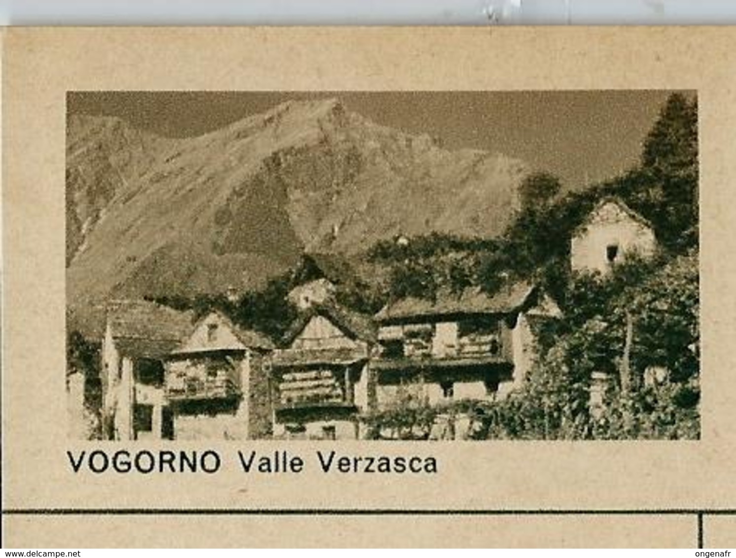 Carte Illustré Neuve N° 182 - 0373 D  -  VOGORNO Valle Verzasca  (Zumstein 2009) - Entiers Postaux