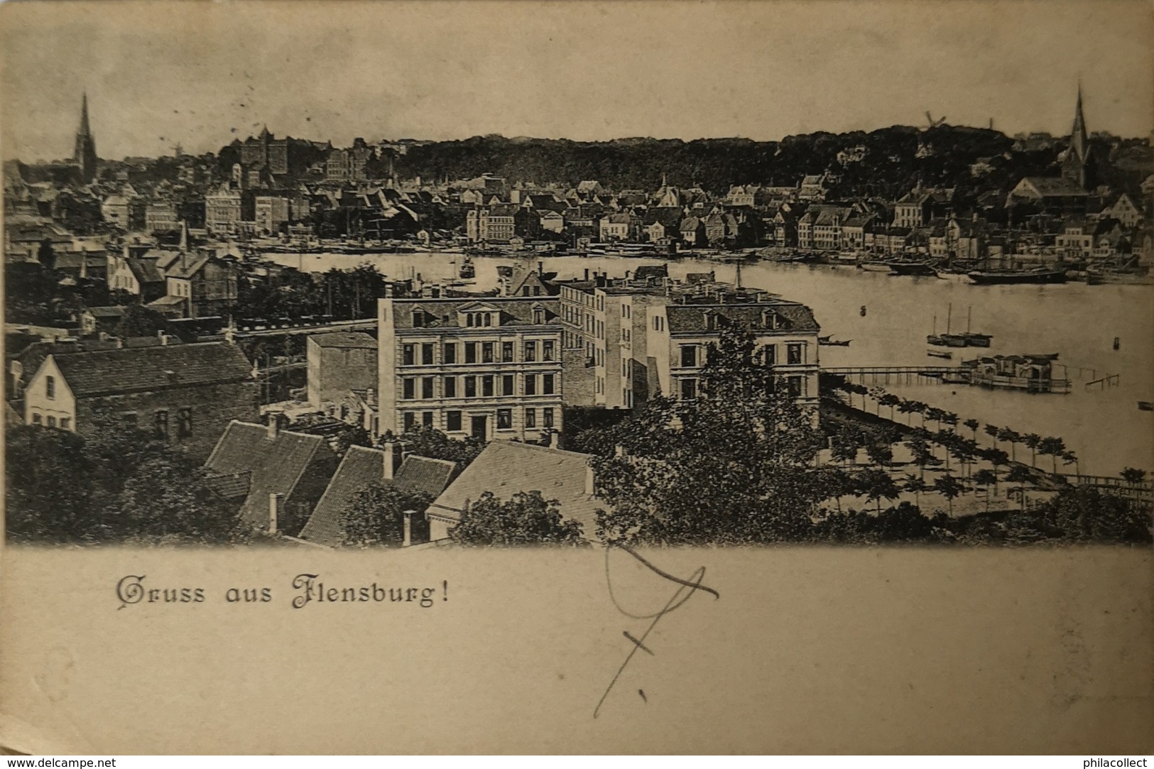 Flensburg // Gruss Aus - Blick Auf 1898! - Flensburg