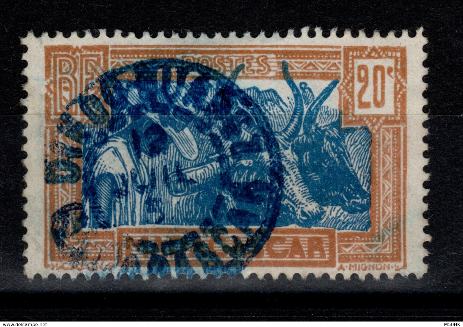 Madagascar - Belle Obliteration DIEGO SUAREZ En Bleu Sur YV 167 - Used Stamps