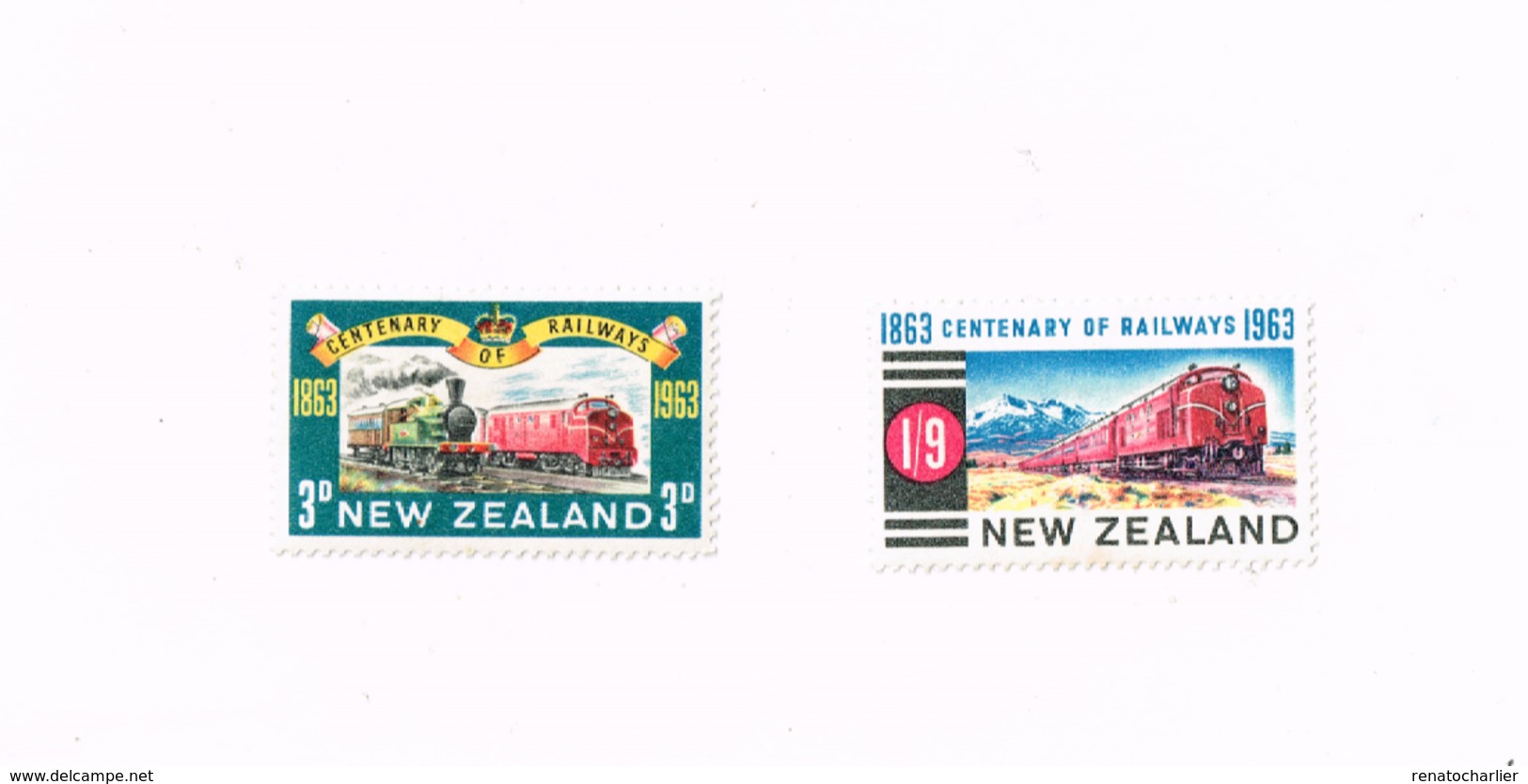 Trains.Railway. Yvert 417/8 MH,Neuf Charnière,Mit Falz - Unused Stamps