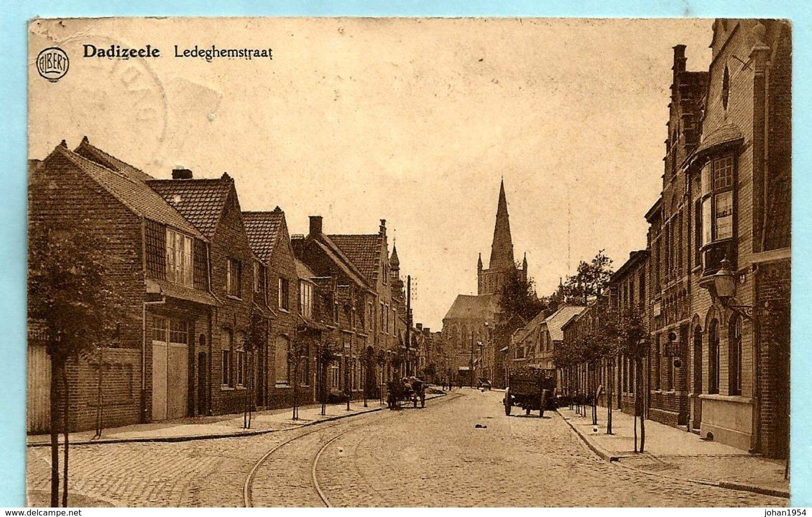 DADIZELE - Ledeghemstraat (met Sterstempel 22/11/1920 + Taks) - Moorslede