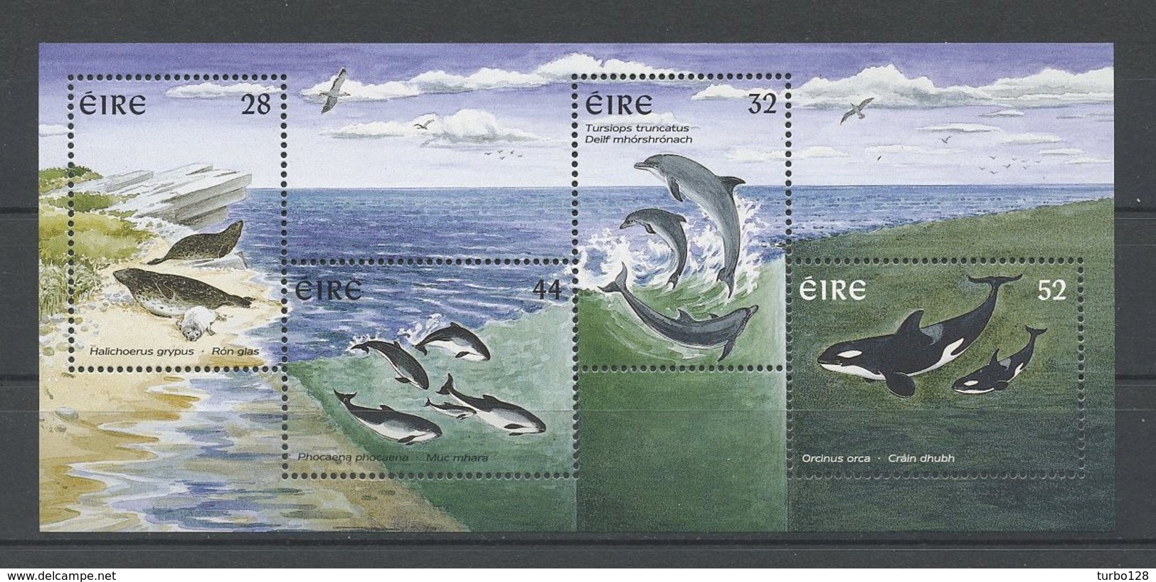 FINLANDE 1997 Bloc N° 24 ** Neuf MNH Superbe C 10 € Faune Marine Mammifères Dauphin Orque Phoques Animaux - Blocs-feuillets