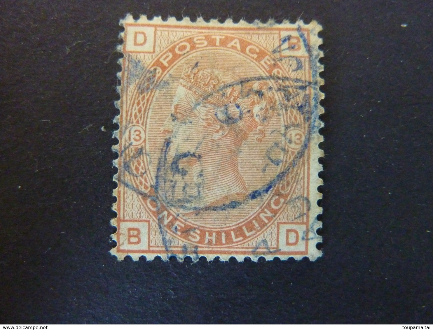GRANDE BRETAGNE, Année 1873, YT N° 54 Pl.13 Oblitéré, (cote 300 EUR) - Used Stamps