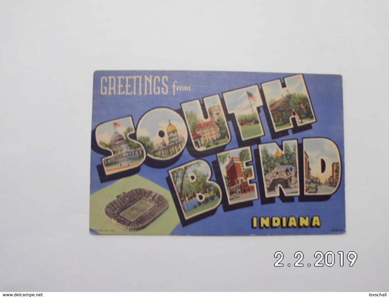 Greetings From South Bend. (30 - 7 - 1950) - South Bend