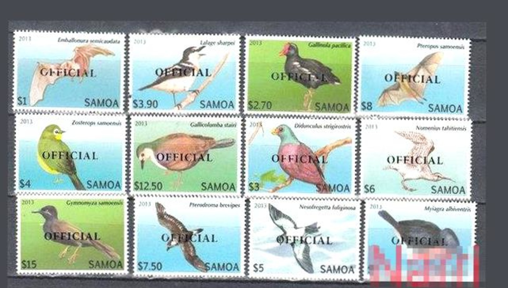 Samoa 2014 Birds Stamp Official - Samoa
