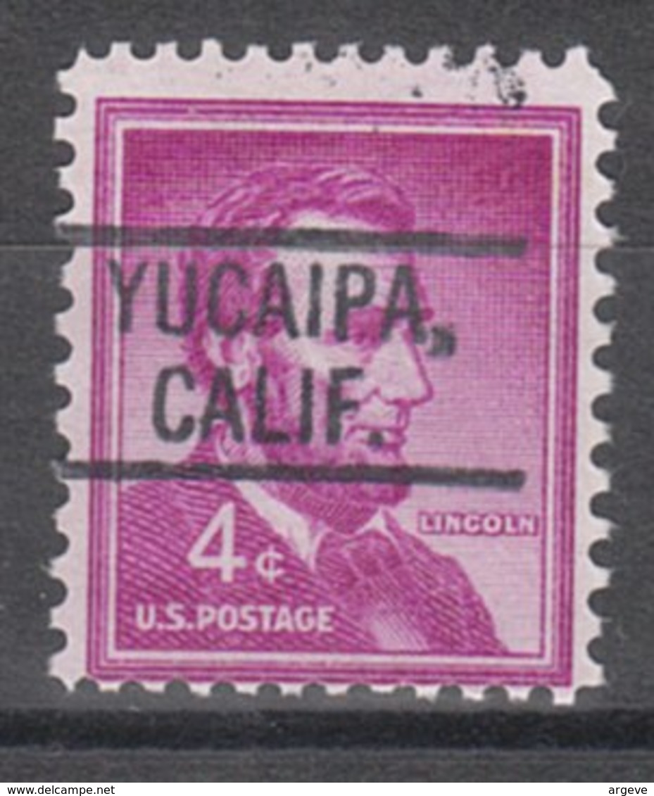 USA Precancel Vorausentwertung Preo, Locals California, Yucaipa 802 - Vorausentwertungen