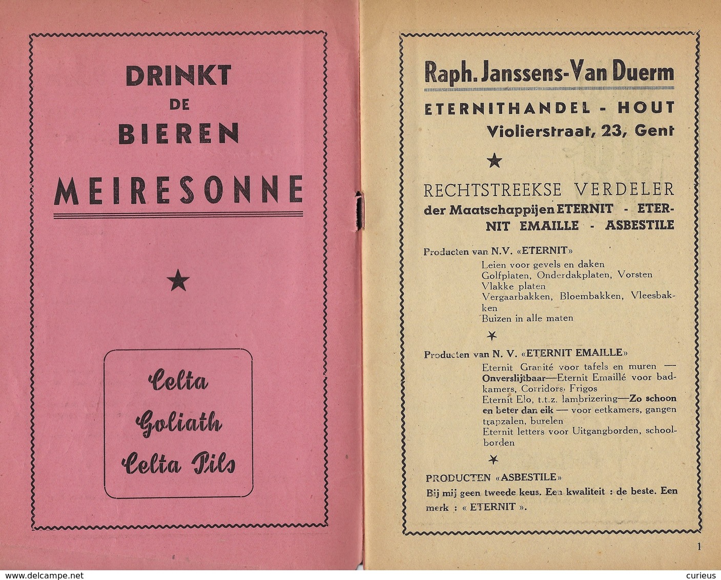 GENT * PROGRAMMABOEKJE * DEKENIJ ST. THERESIA * 1948 * 32 PP * ZIE SCANS * !!! VEEL RECLAMES !!! - Gent