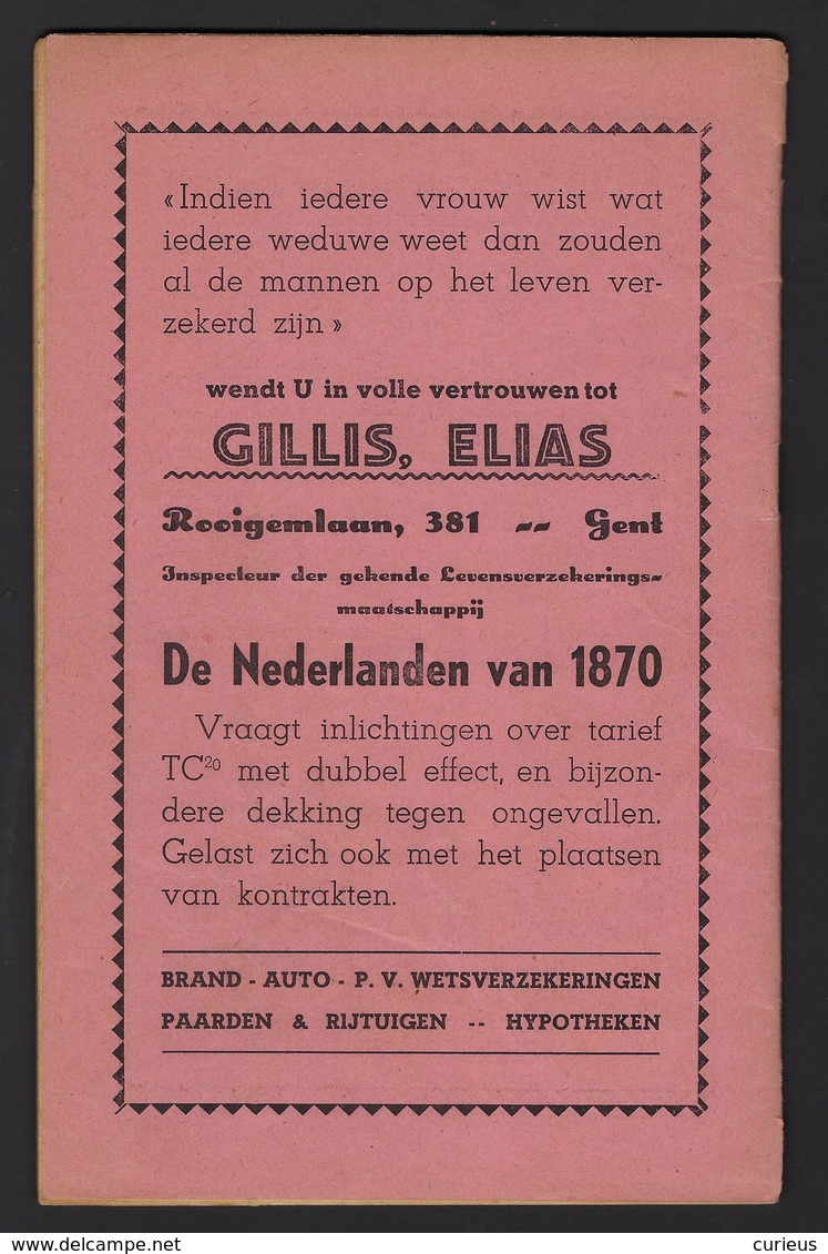 GENT * PROGRAMMABOEKJE * DEKENIJ ST. THERESIA * 1948 * 32 PP * ZIE SCANS * !!! VEEL RECLAMES !!!