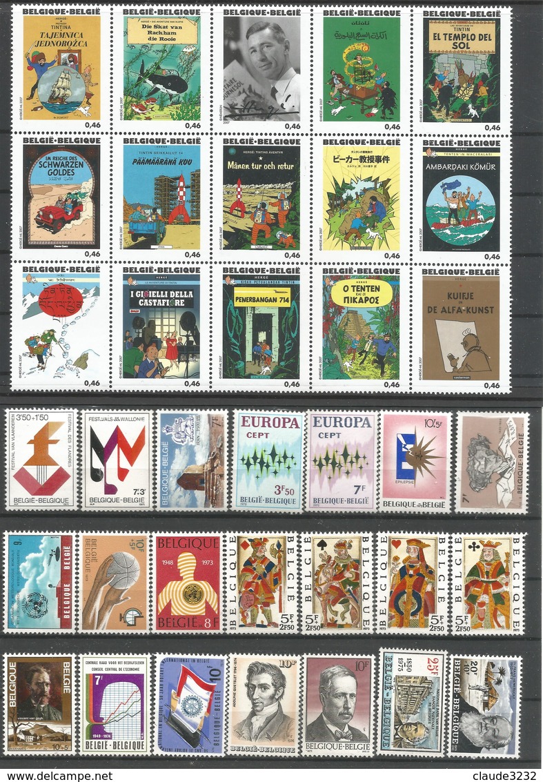 4.Belgique : Timbres Neufs** - Collections