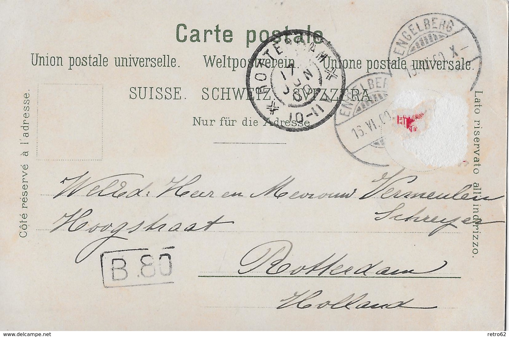 ENGELBERG → Gruss Aus Engelberg, Schöne Mehrbild-Litho Anno 1900 - Engelberg