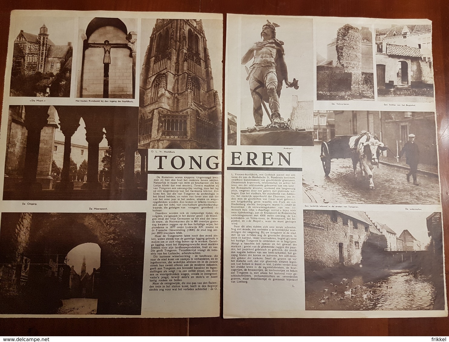 Tongeren / Floralies Park Rumbeke :2 Blz Uit Oud Tijdschrift: Ons Land 1935 - Tongeren