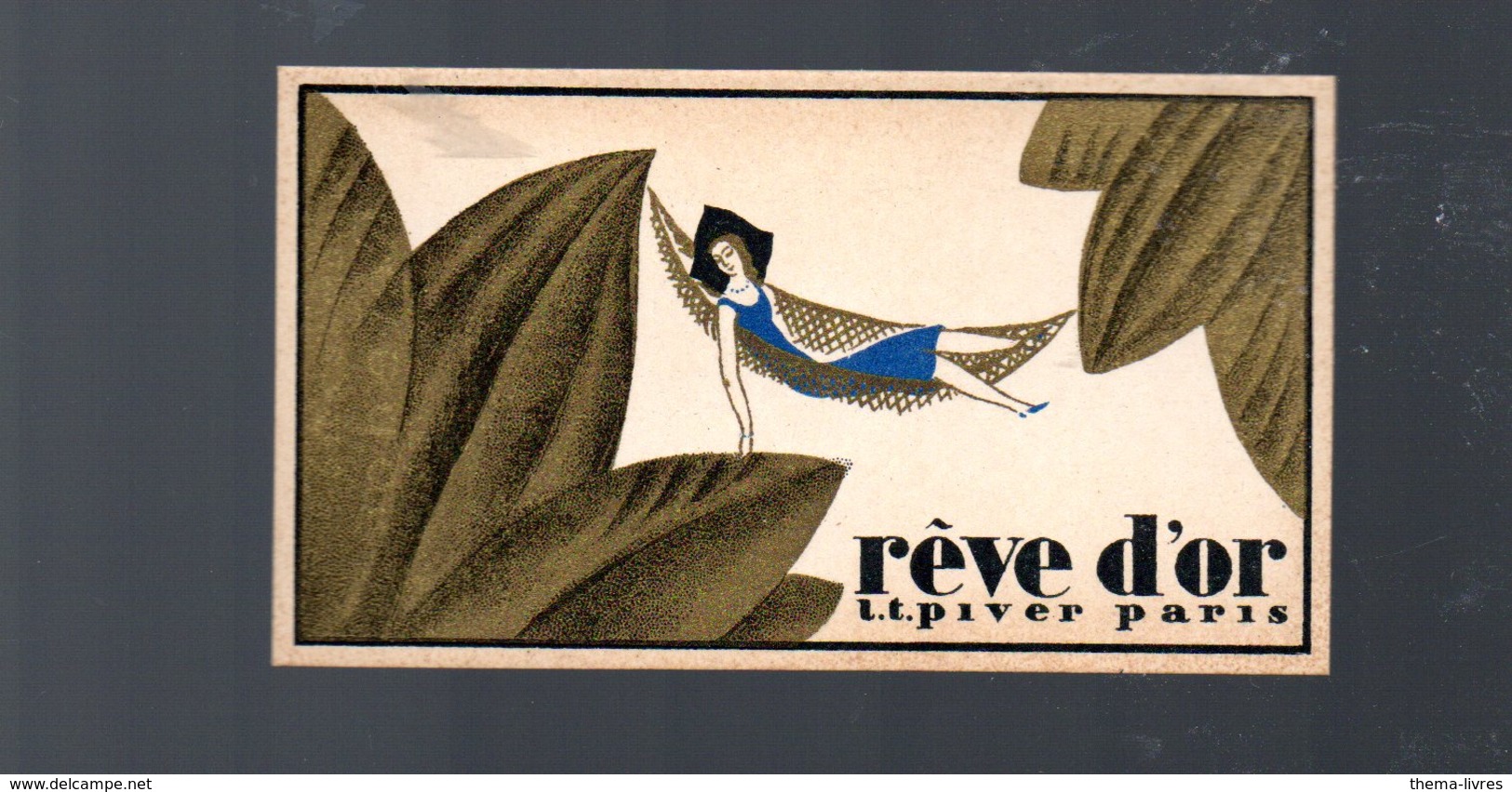 Agen (47 Lot E Garonne) Carte Parfumée   REVE D'OR Offerte Par CAPUL ET DESCOMPS (PPP17093) - Vintage (until 1960)
