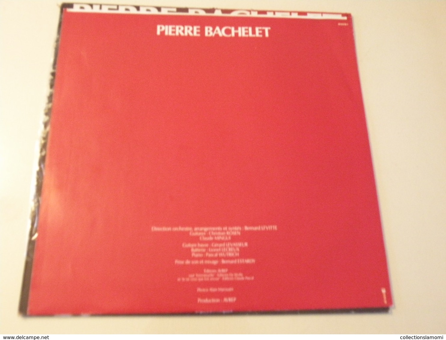 Pierre Bachelet 1980 -(Titres Sur Photos)- Vinyle 33 T LP - Autres - Musique Française