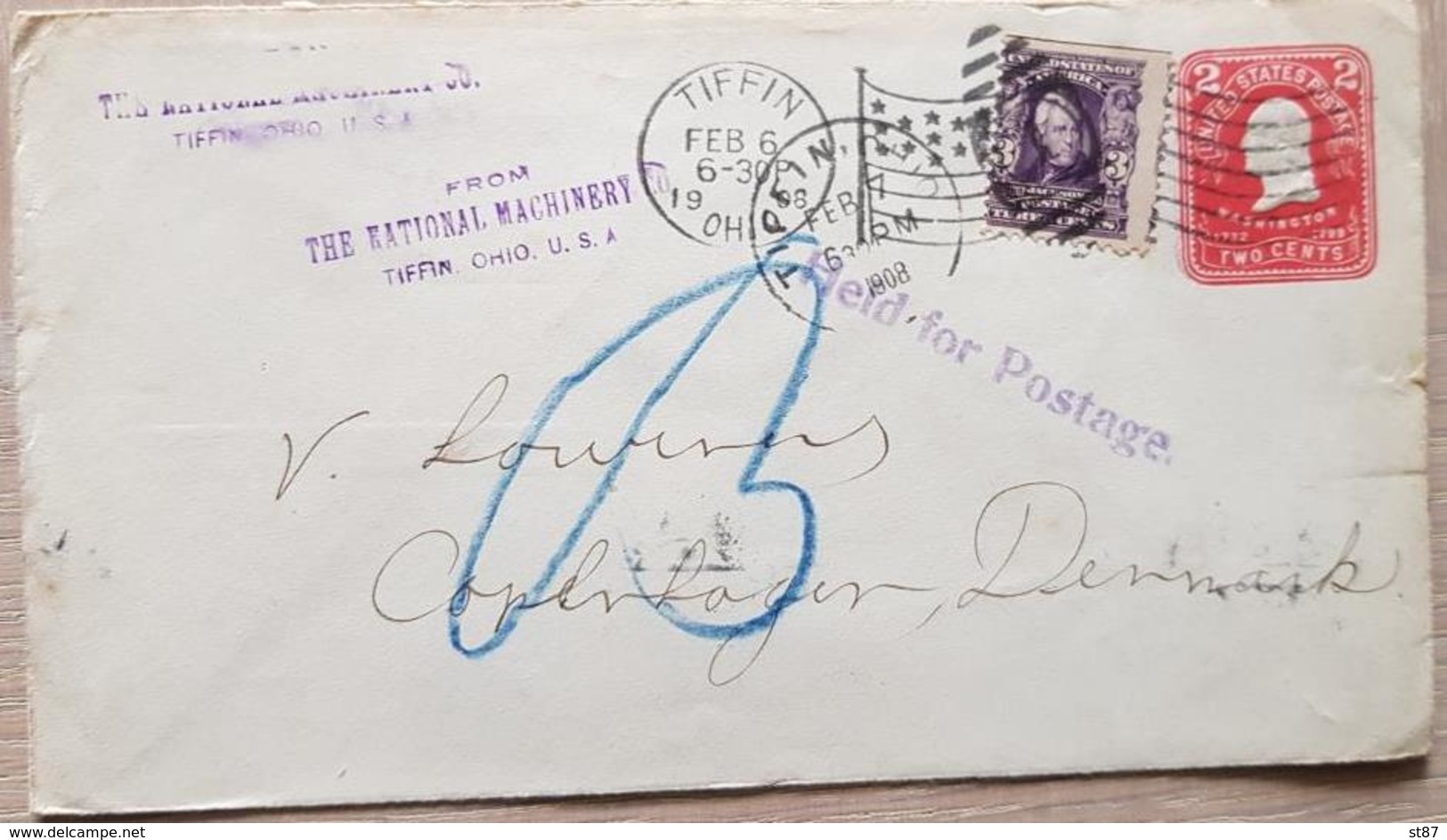 USA Denmark 1908 - Other & Unclassified