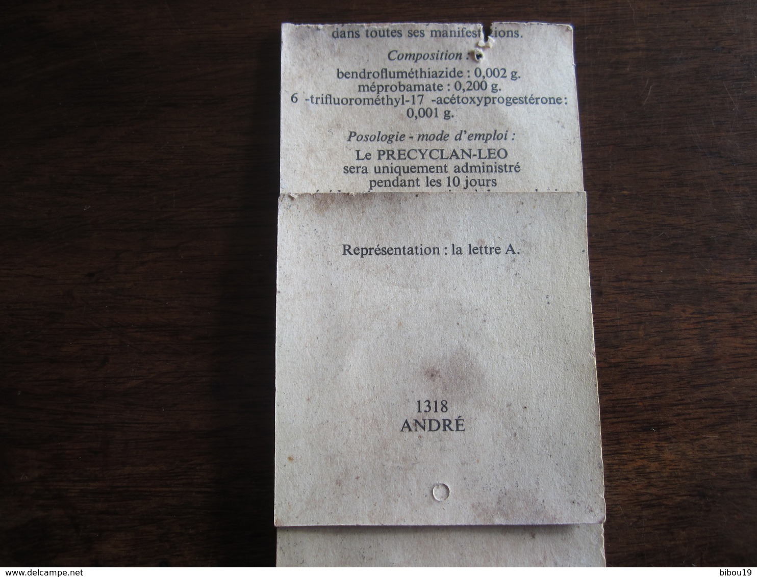 REPRODUCTION DE SCEAU DE 1318 ANDRE APOTHICAIRE HOMME DE LABBAYE DU SAINT SEPULCHRE DE CAMBRAI - Autres & Non Classés