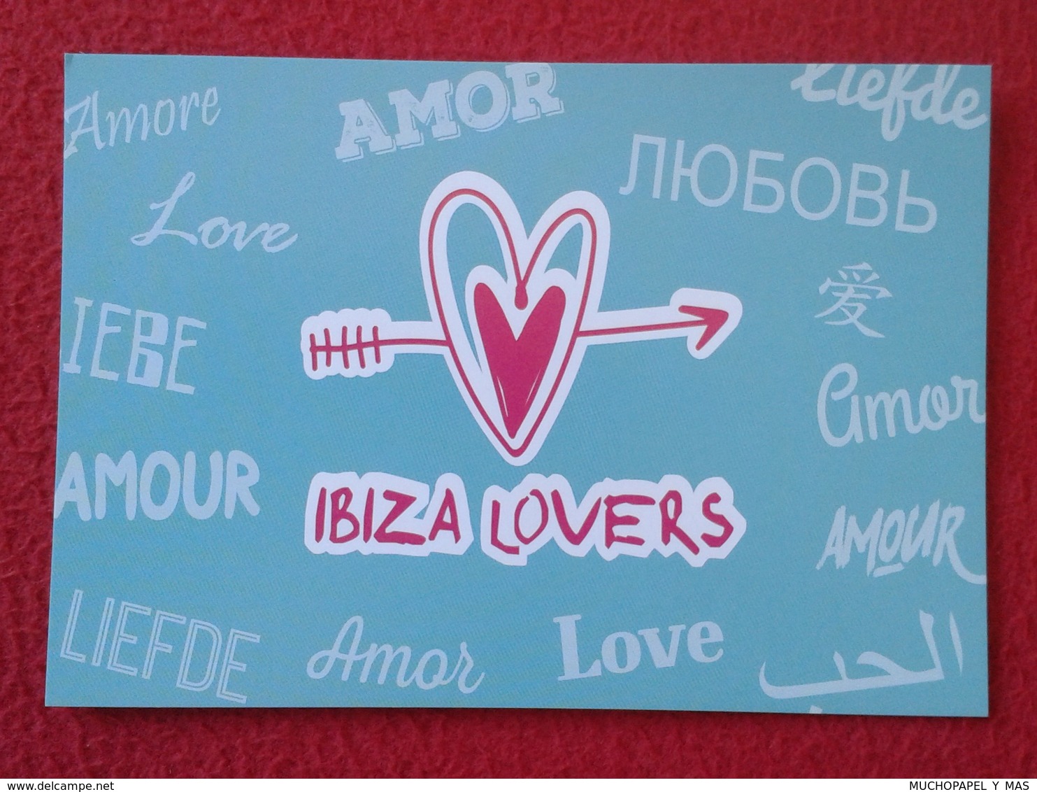 SPAIN POSTAL POST CARD CARTE POSTALE PUBLICITARIA PUBLICIDAD ADVERTISING ISLAS BALEARES IBIZA LOVERS ISLANDS FASHION VER - Publicidad