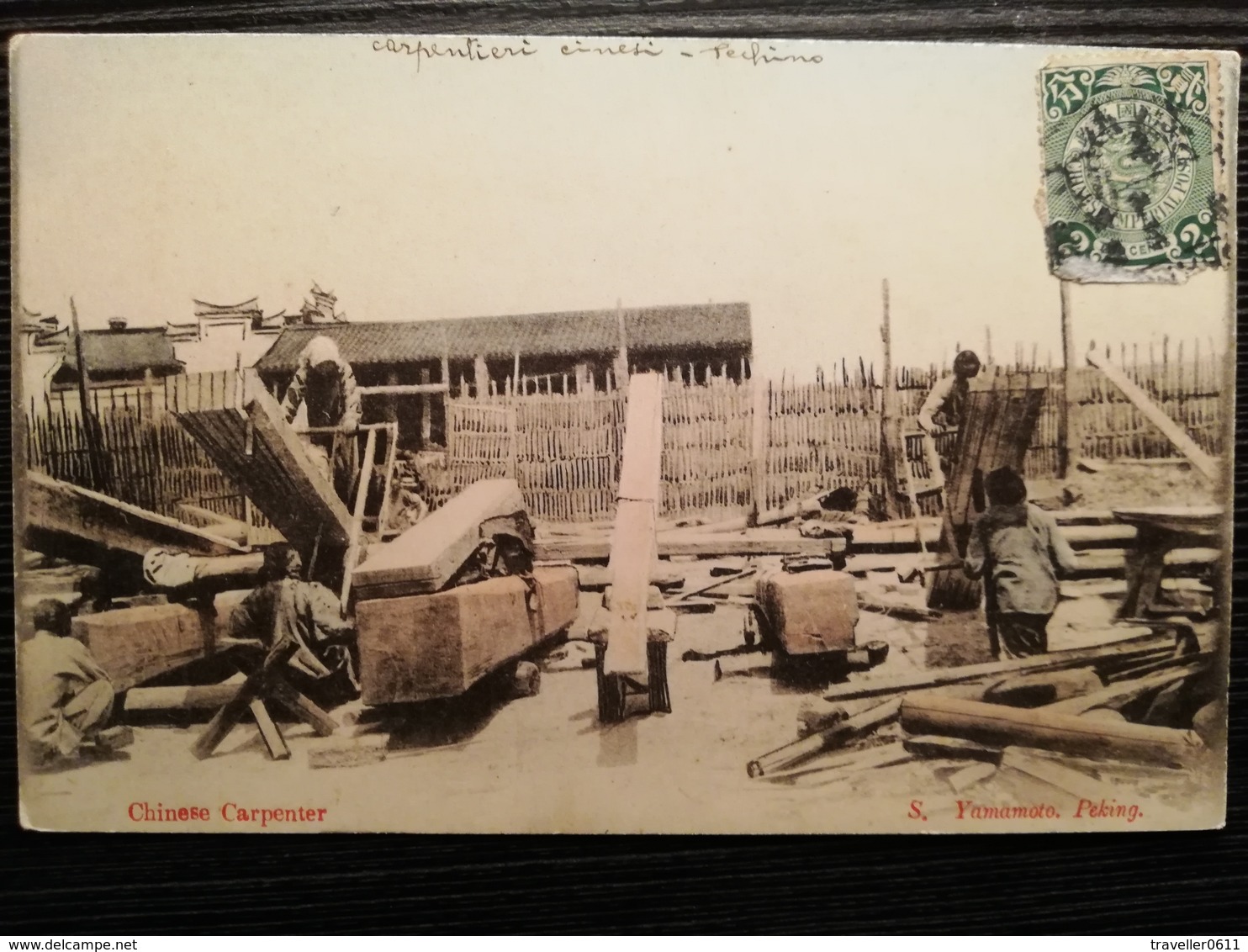 Peking, Chinese Carpenter, China, Chinese Imperial Post, 1912 - Chine