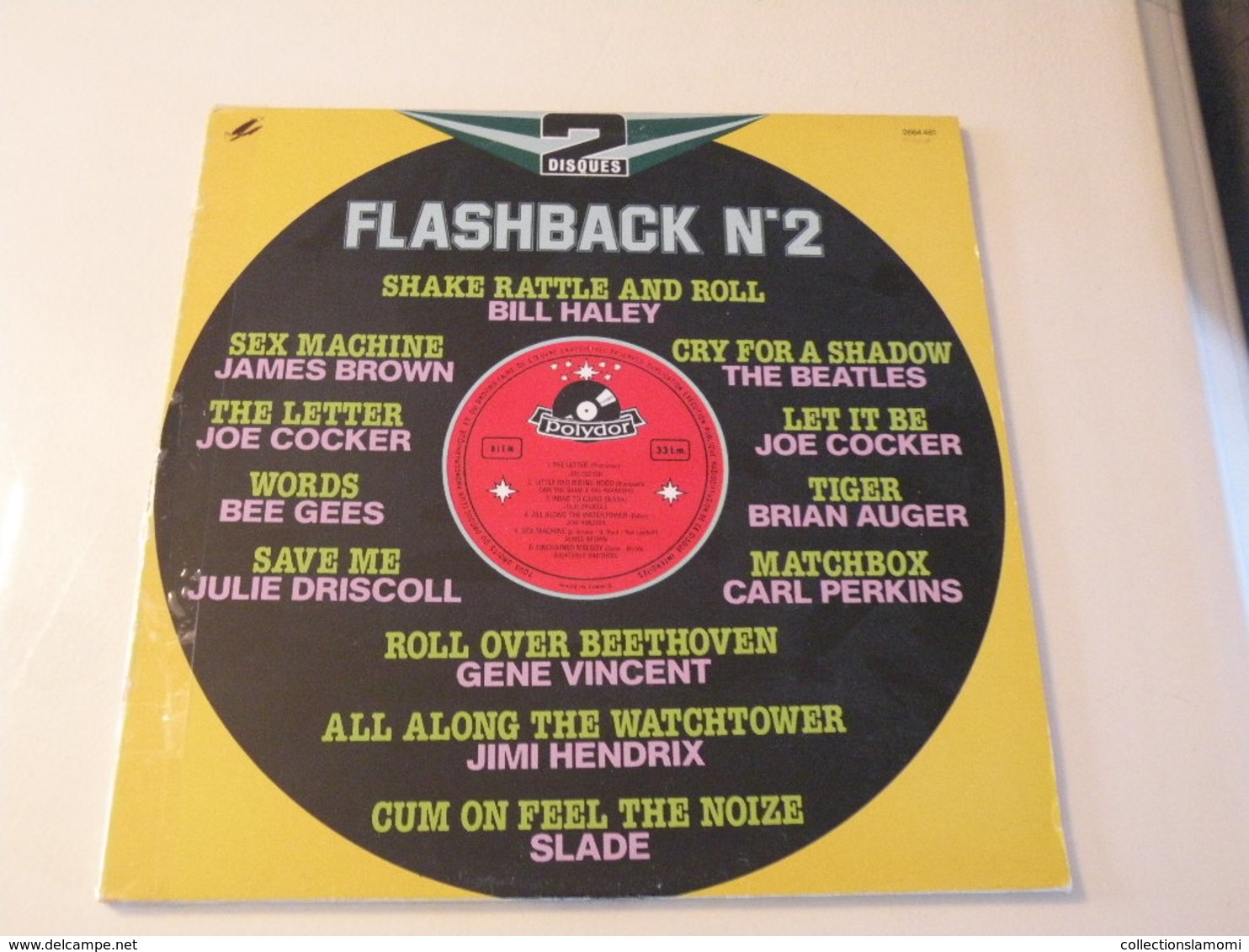 Flashback N°2 Compilation -(Titres Sur Photos)- Vinyle 33 T LP Double Album - Hit-Compilations