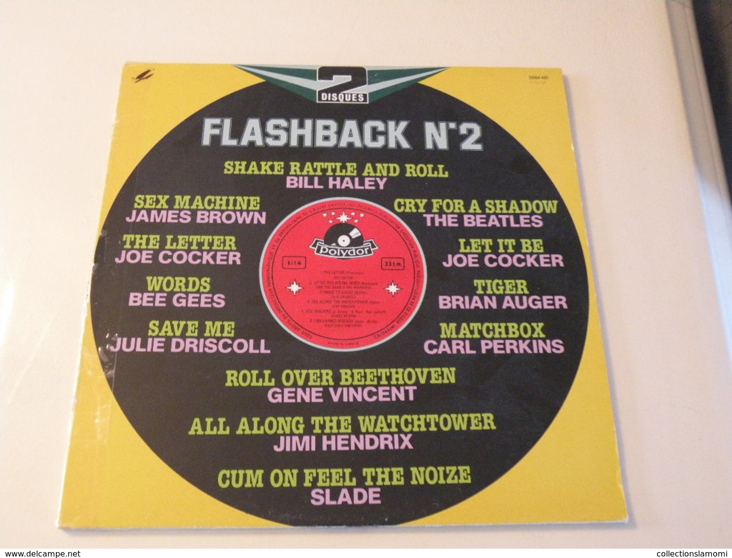 Flashback N°2 Compilation -(Titres Sur Photos)- Vinyle 33 T LP Double Album - Compilations