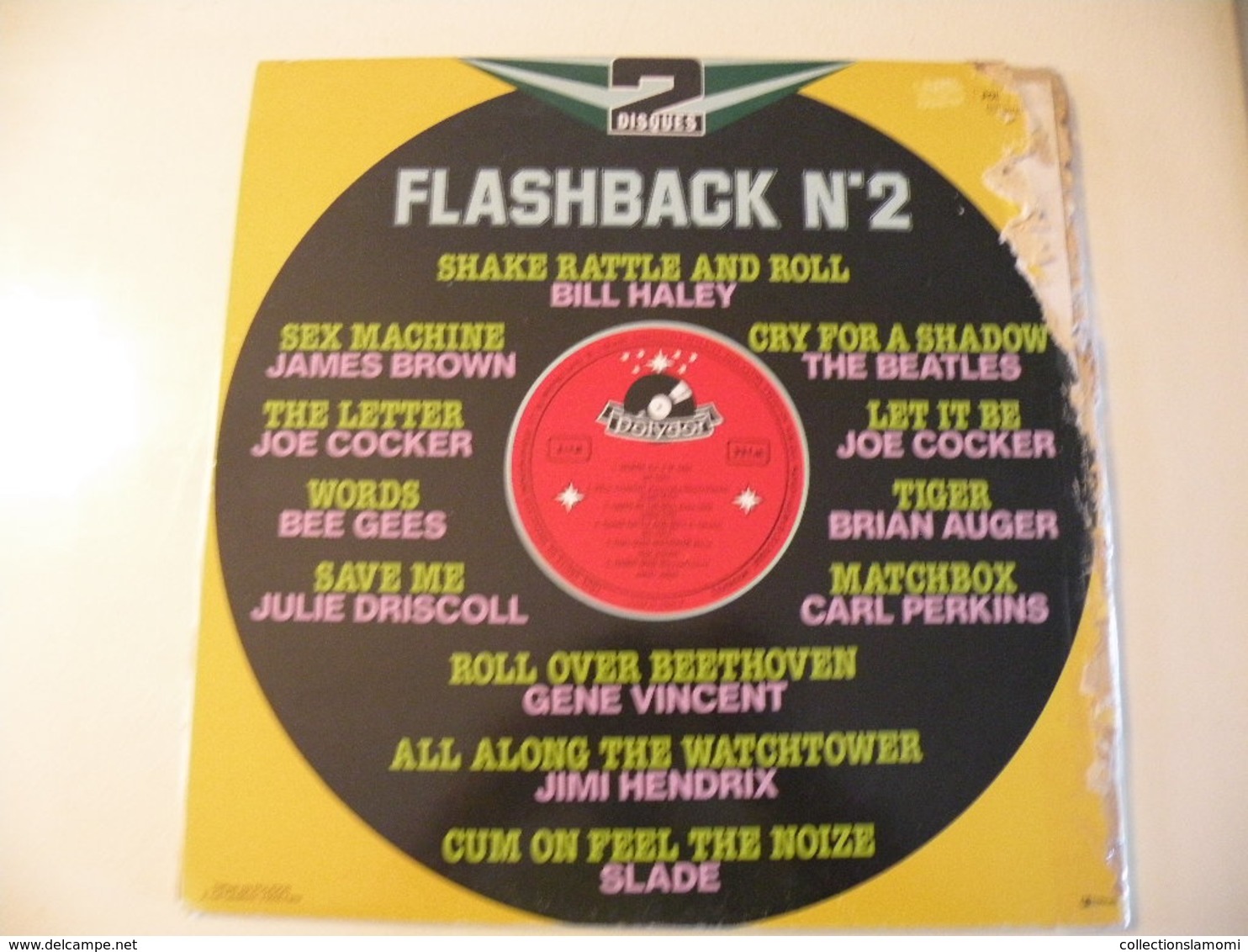 Flashback N°2 Compilation -(Titres sur photos)- Vinyle 33 T LP double album