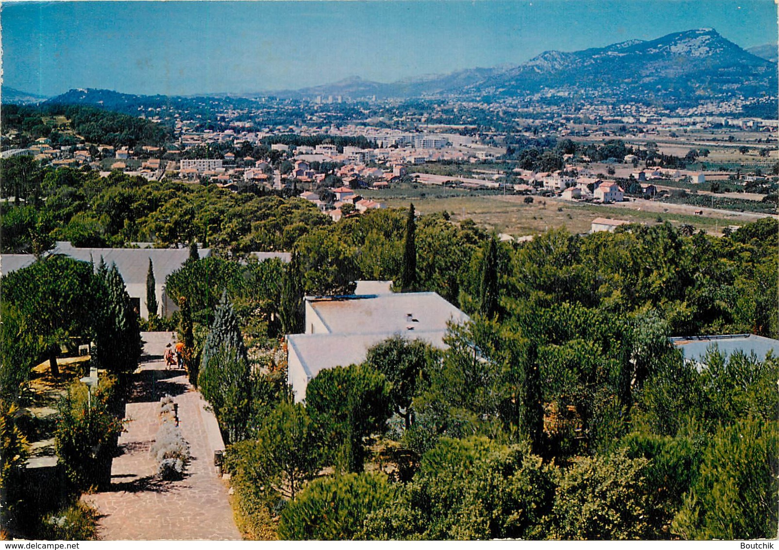 Village Vacances Familles - Vue D'ensemble Toulon Et Le Mont Faron  - Scan Recto Verso - Le Pradet