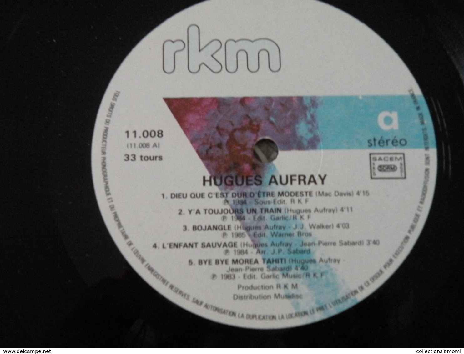 Hugues Aufray -(Titres Sur Photos)- Vinyle 33 T LP - Autres - Musique Française