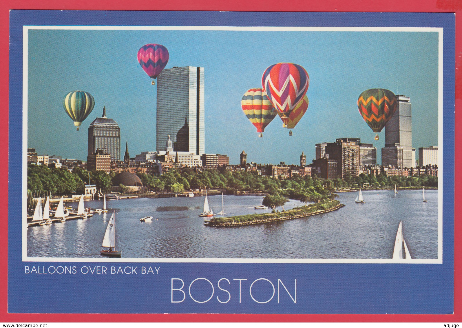 BOSTON - BALLOONS Over BACK BAY - Photo John Klein  -SUP** 2 SCANS - Boston