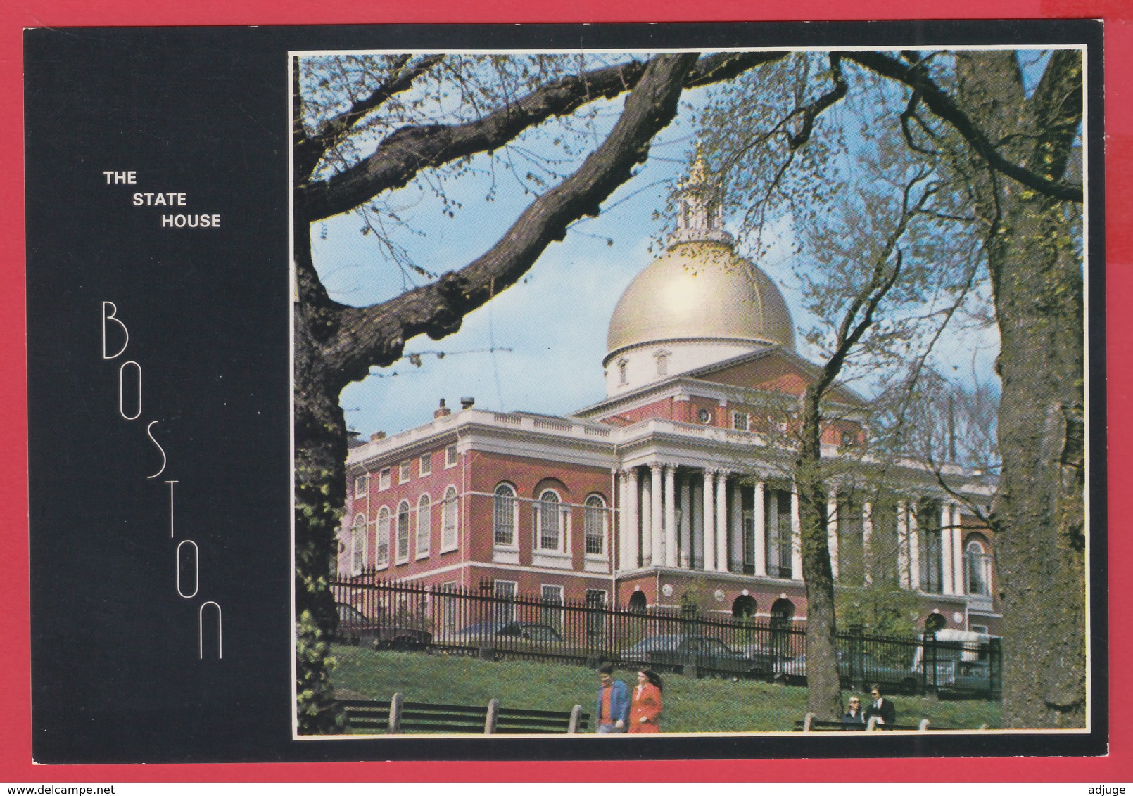 BOSTON -THE STATE HOUSE On The Freedom Trail  -SUP** 2 SCANS - Boston