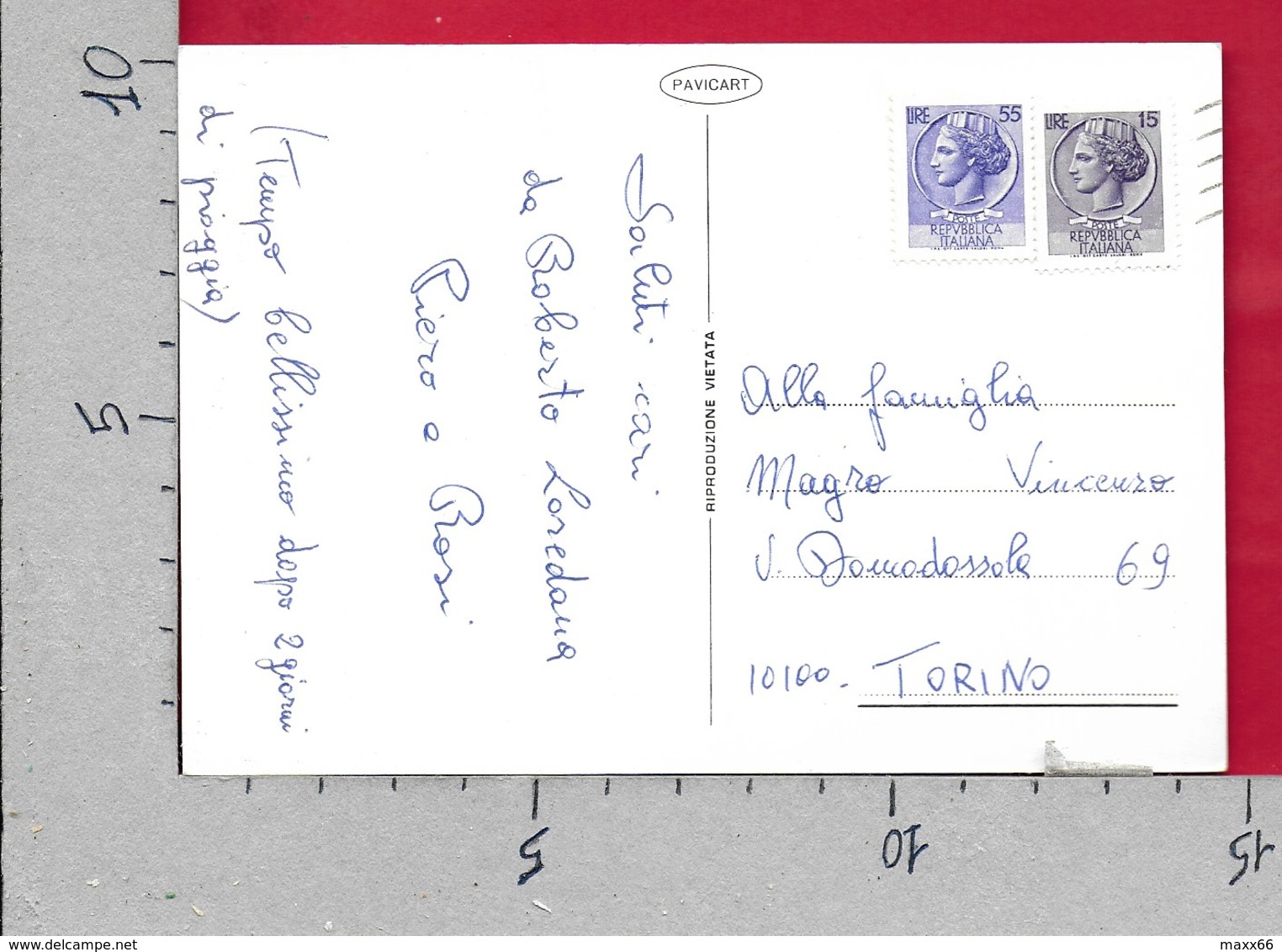 CARTOLINA VG ITALIA - Saluti Da RIMINI - Vedutine Multivue - 10 X 15 - ANN. 19?? - Saluti Da.../ Gruss Aus...