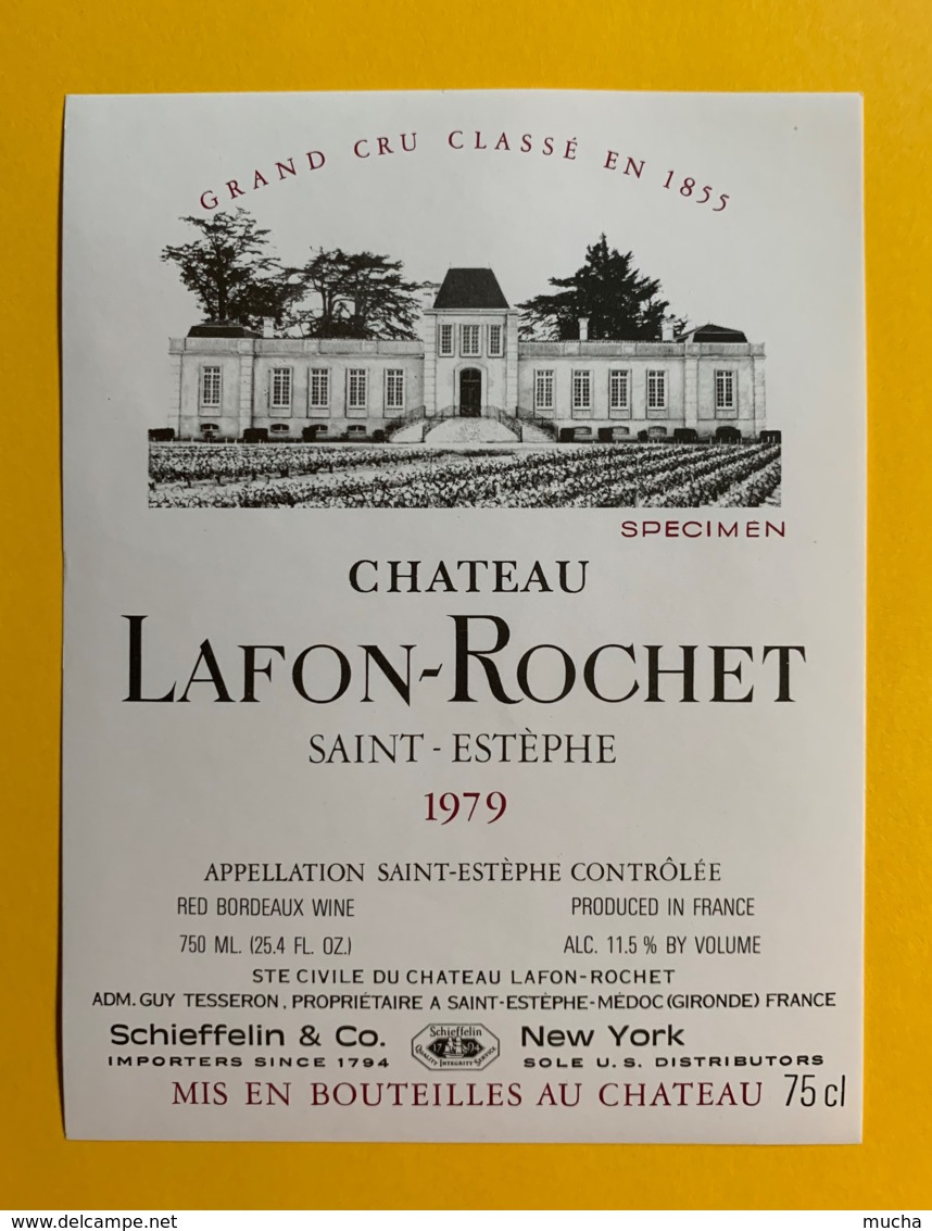 9967 - Château Lafon-Rochet 1979 Saint-Estèphe - Bordeaux