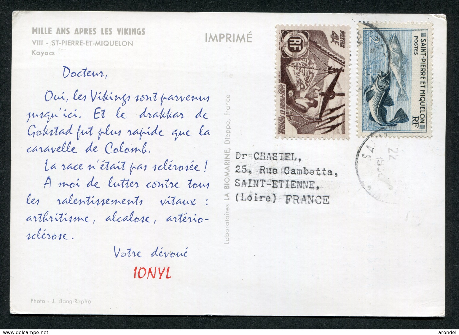 337 Et 355 / CP - Storia Postale