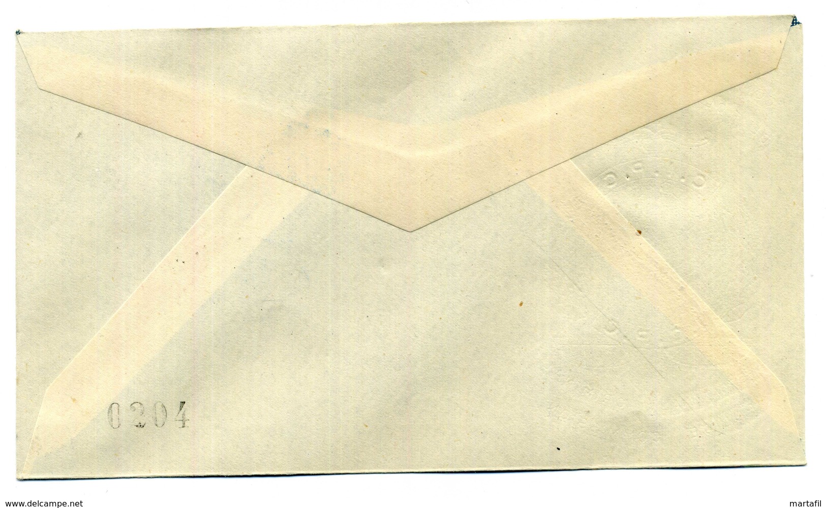 FDC AMG-FTT 1954 INTERPOL - Storia Postale
