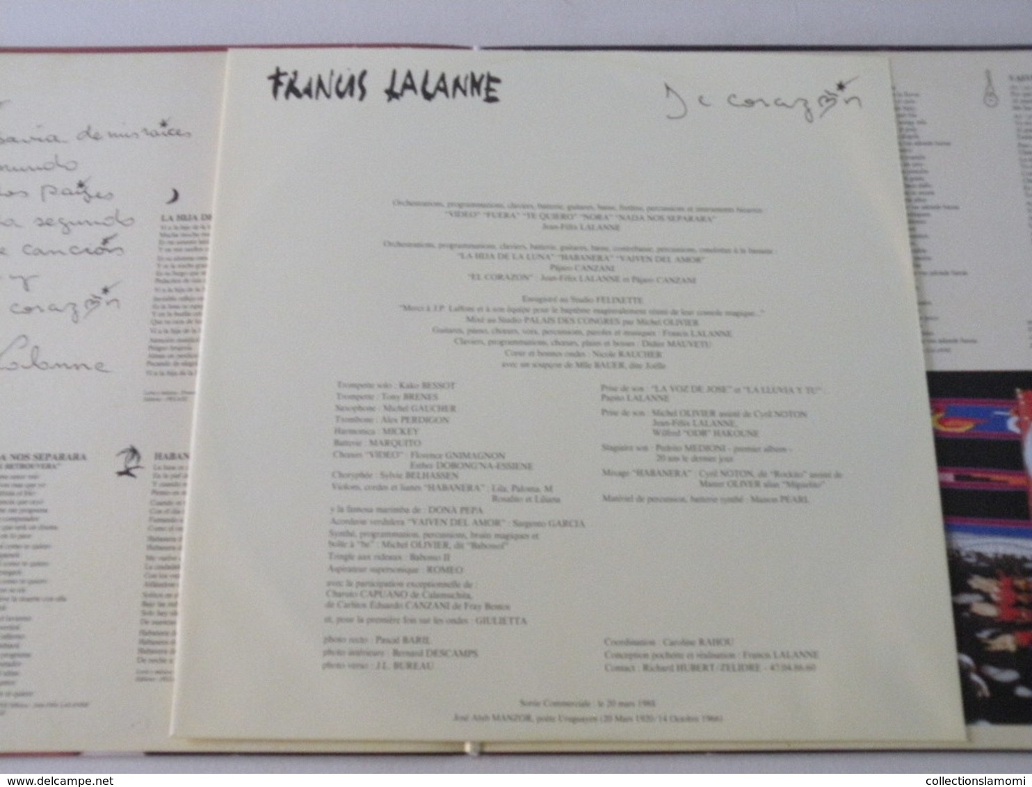 Francis Lalanne  -(Titres Sur Photos)- Vinyle 33 T LP - Autres - Musique Française