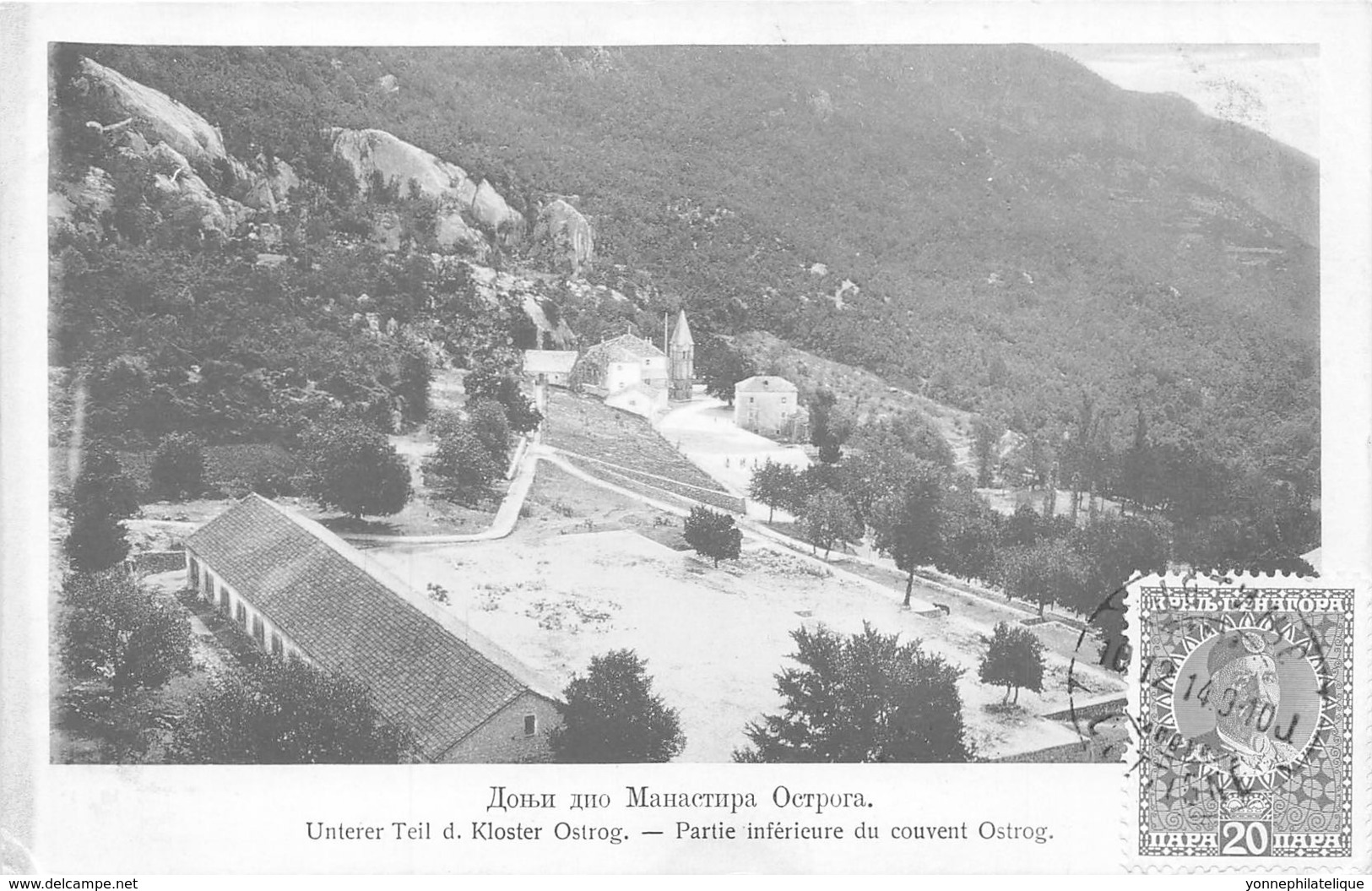 Monténégro / Ostrog - Belle Oblitération - Montenegro