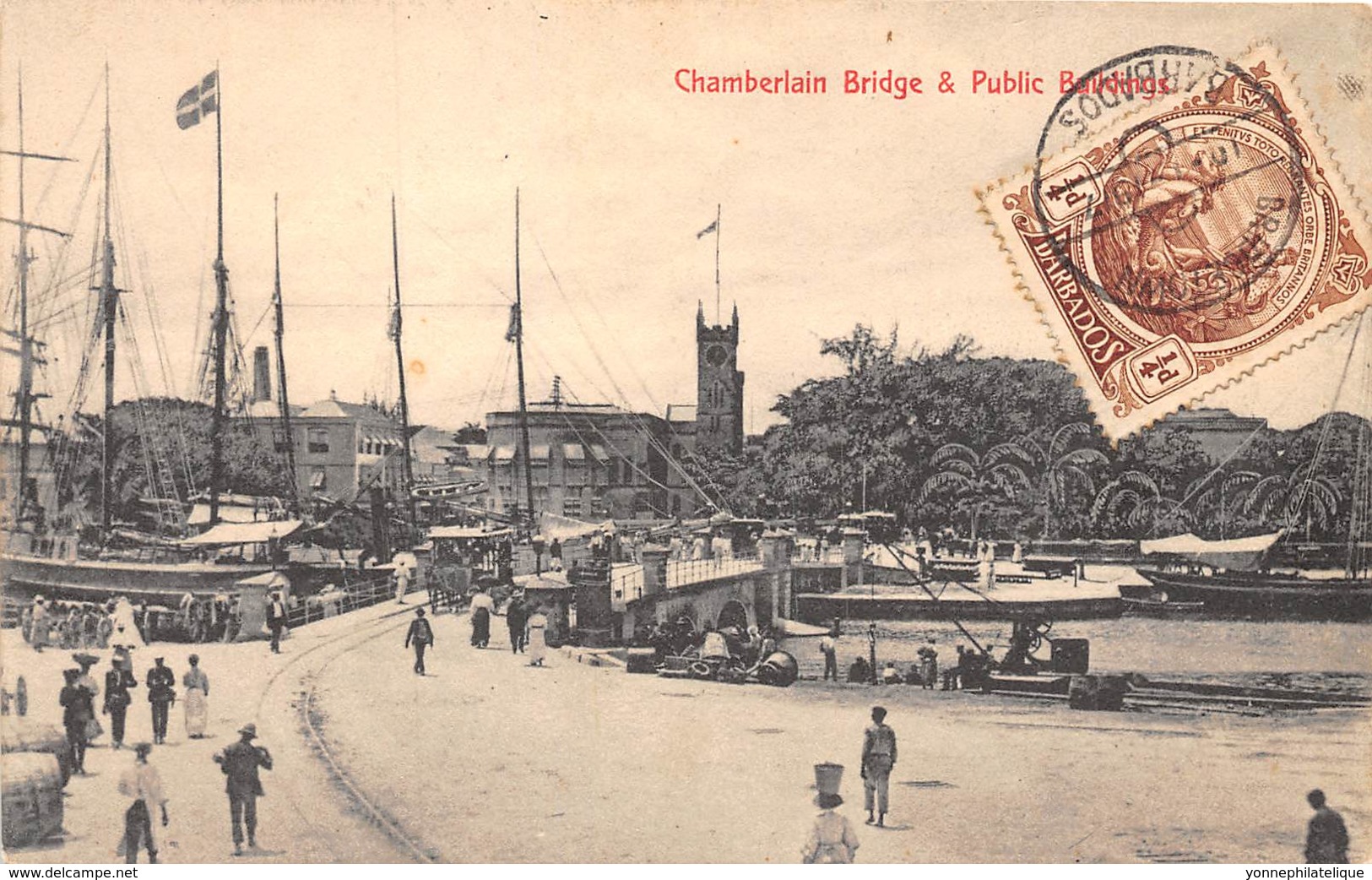 Les Barbades / Chamberlain Bridge - Belle Oblitération - Barbades