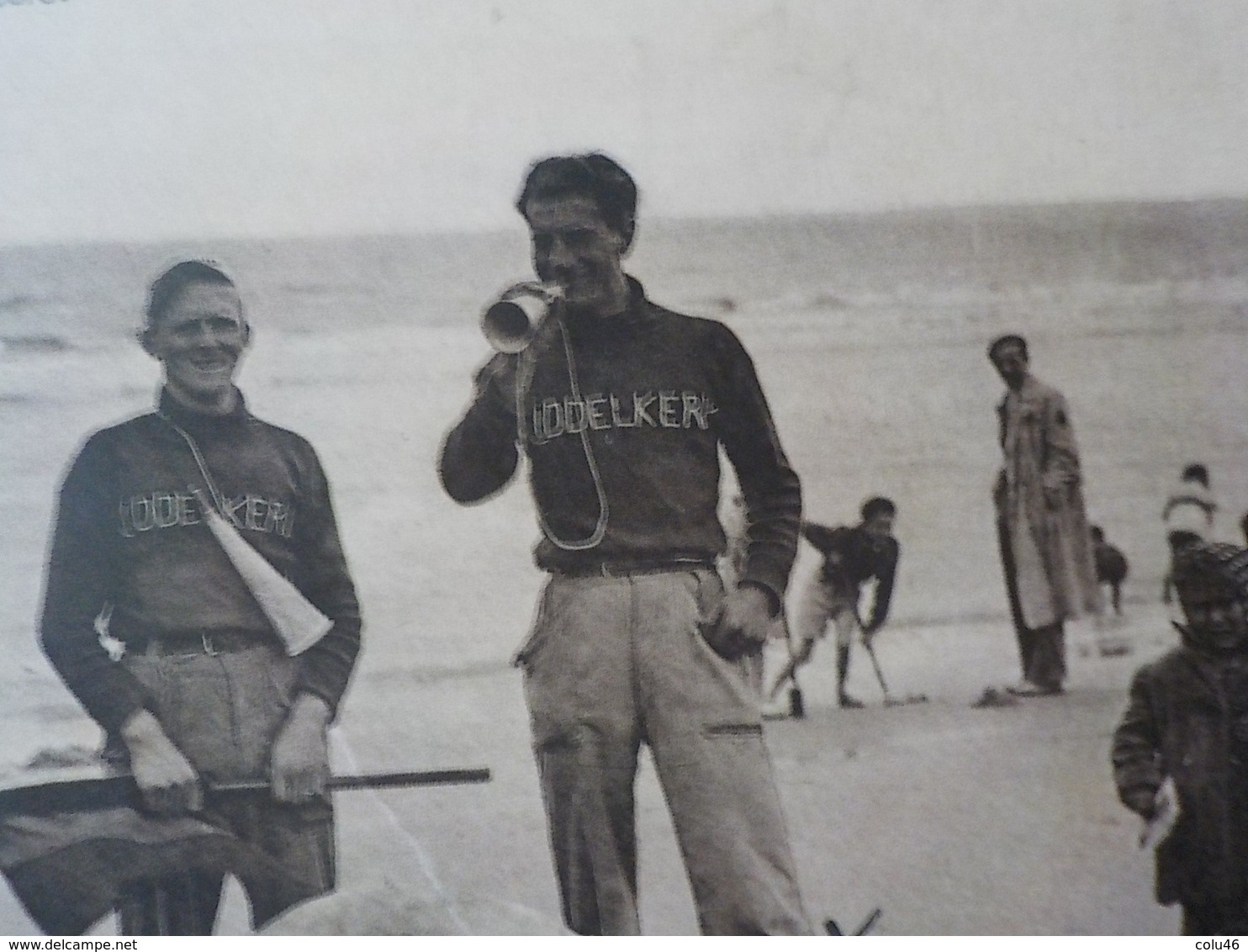 1950 CP Photo Les Sauveteurs Raversijde Sur Mer Middelkerke Sur Gilet Enfants - Middelkerke