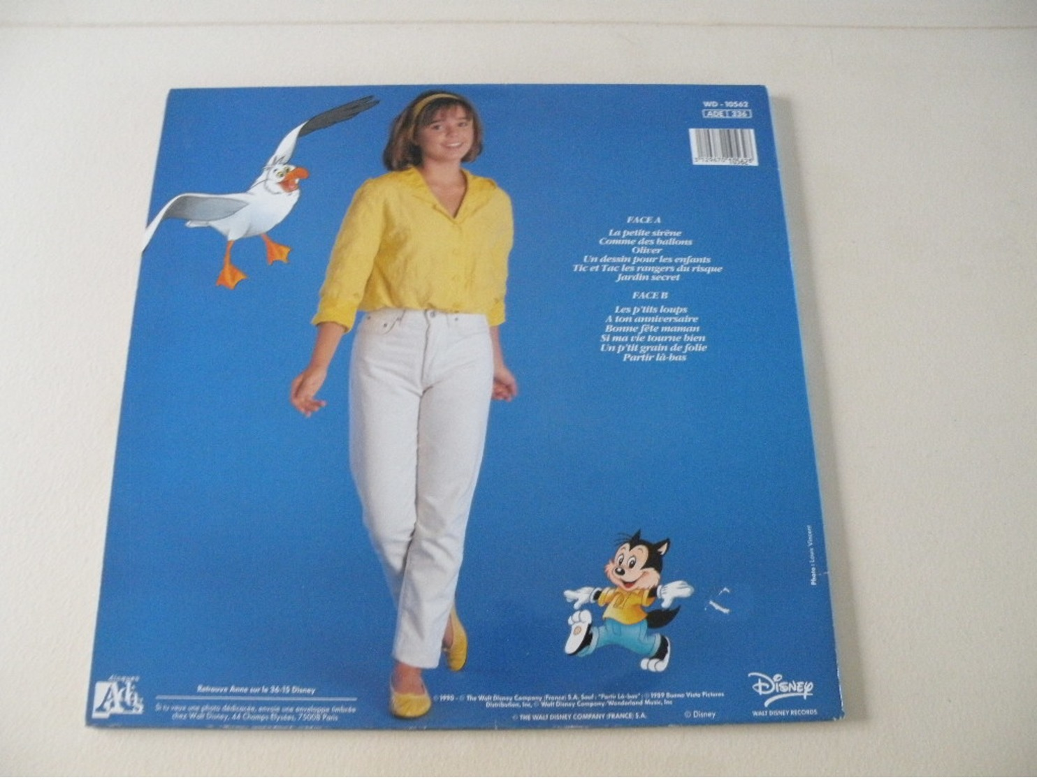 Anne la petite sirène -(Titres sur photos)- Vinyle 33 T LP