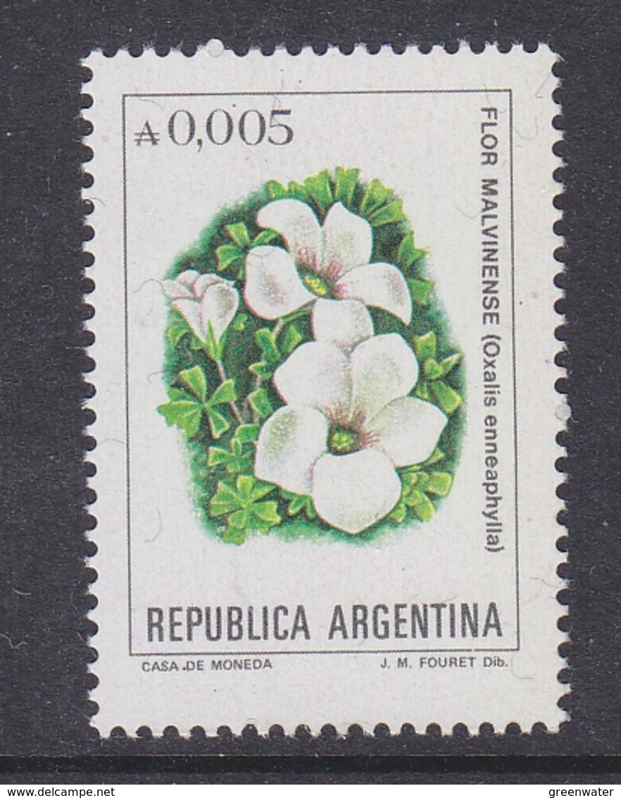 Argentina 1982 Flor Malvinas / Flowers Of The Falkland Islands 1v ** Mnh (41808F) - Ongebruikt