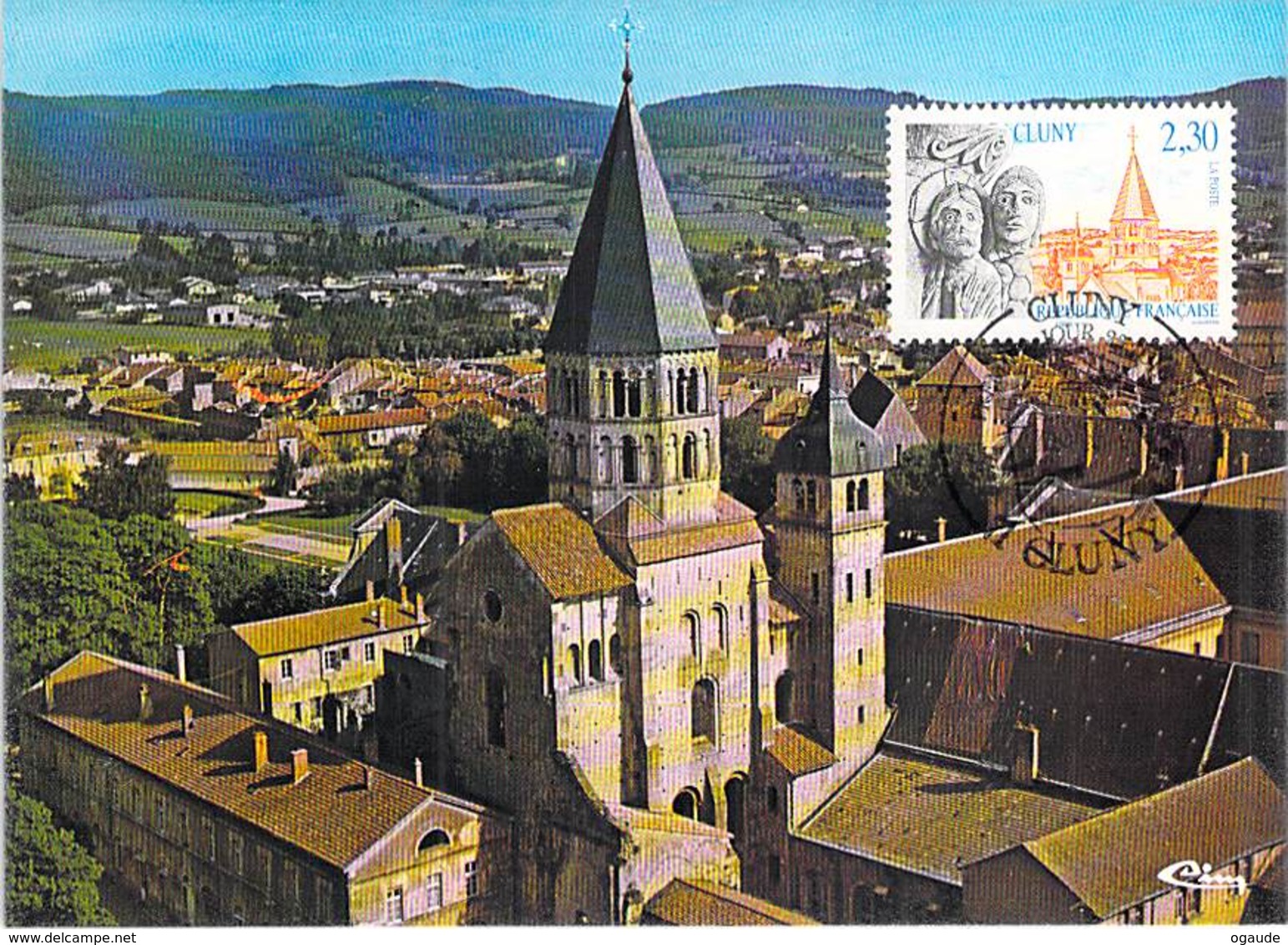 FRANCE CARTE MAXIMUM  NUM.YVERT 2657 ABBAYE DE CLUNY - 1990-1999