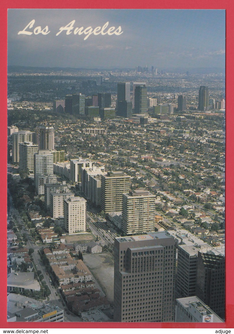 LOS ANGELES - Aerial View East From SANTA MONICA -Photo James Blank -SUP** 2 SCANS - Los Angeles