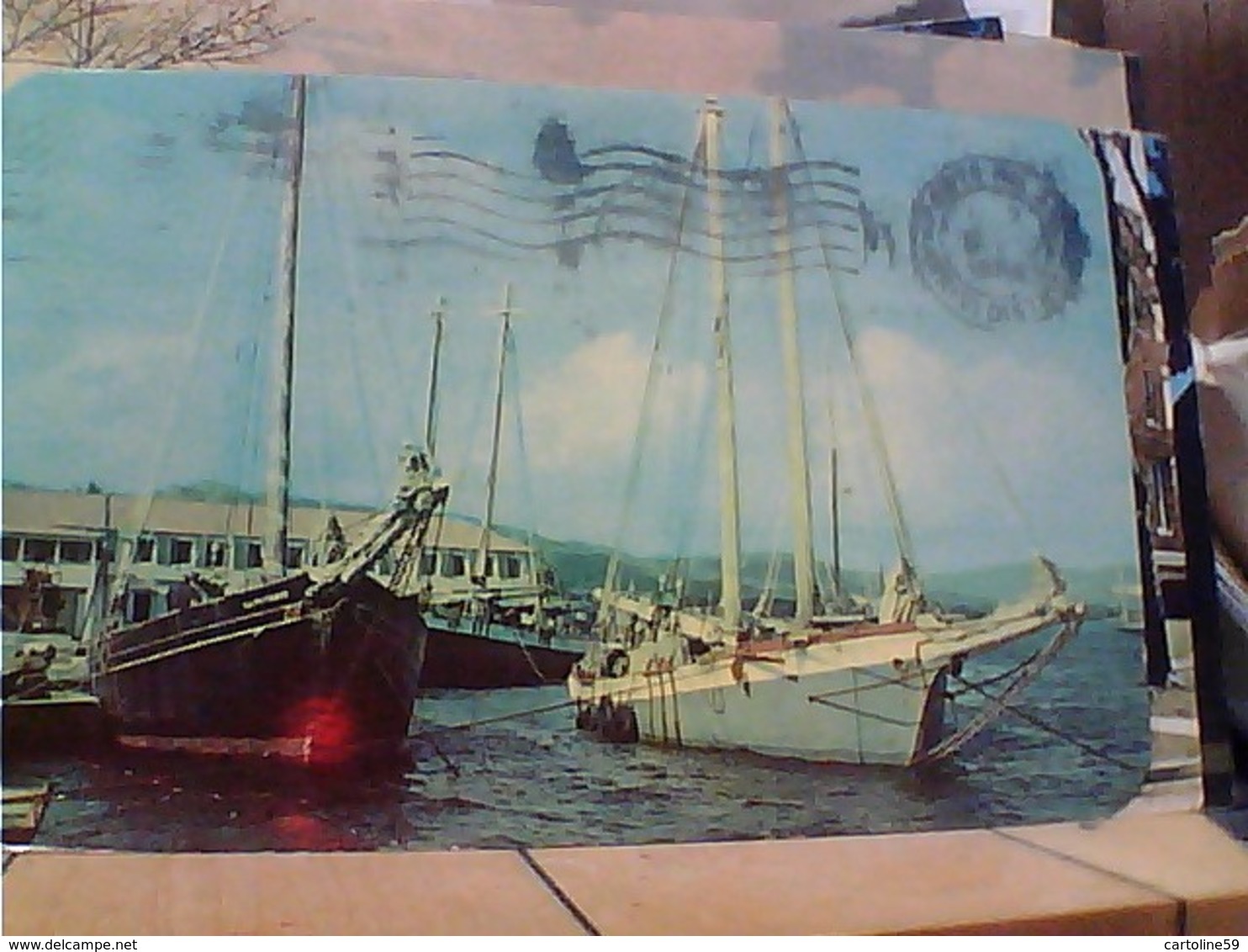 USA VIRGIN ISLANDS  St. Croix - Christiansted Harbor NAVE SHIP  VELA VB1965  HA7873 - Isole Vergini Americane