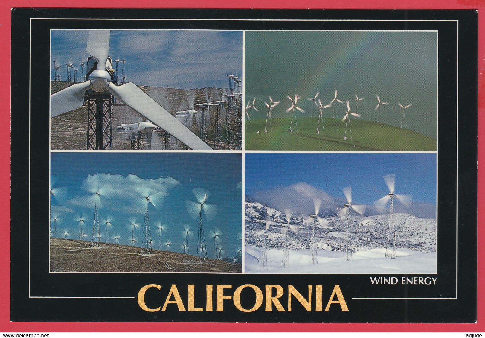 CALIFORNIA WIND ENERGY - Altamont , Tehachapi, San Gorgonio Passes-SUP** 2 SCANS - Los Angeles