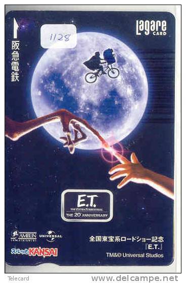 Carte Prépayée Japonaise (1128) * E.T.  * Telefonkarte Japan  Film - Cinema - Movie - Kino - Cinéma